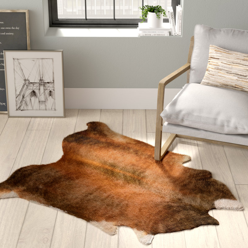 Carys Cowhide Animal Print Indoor Rug