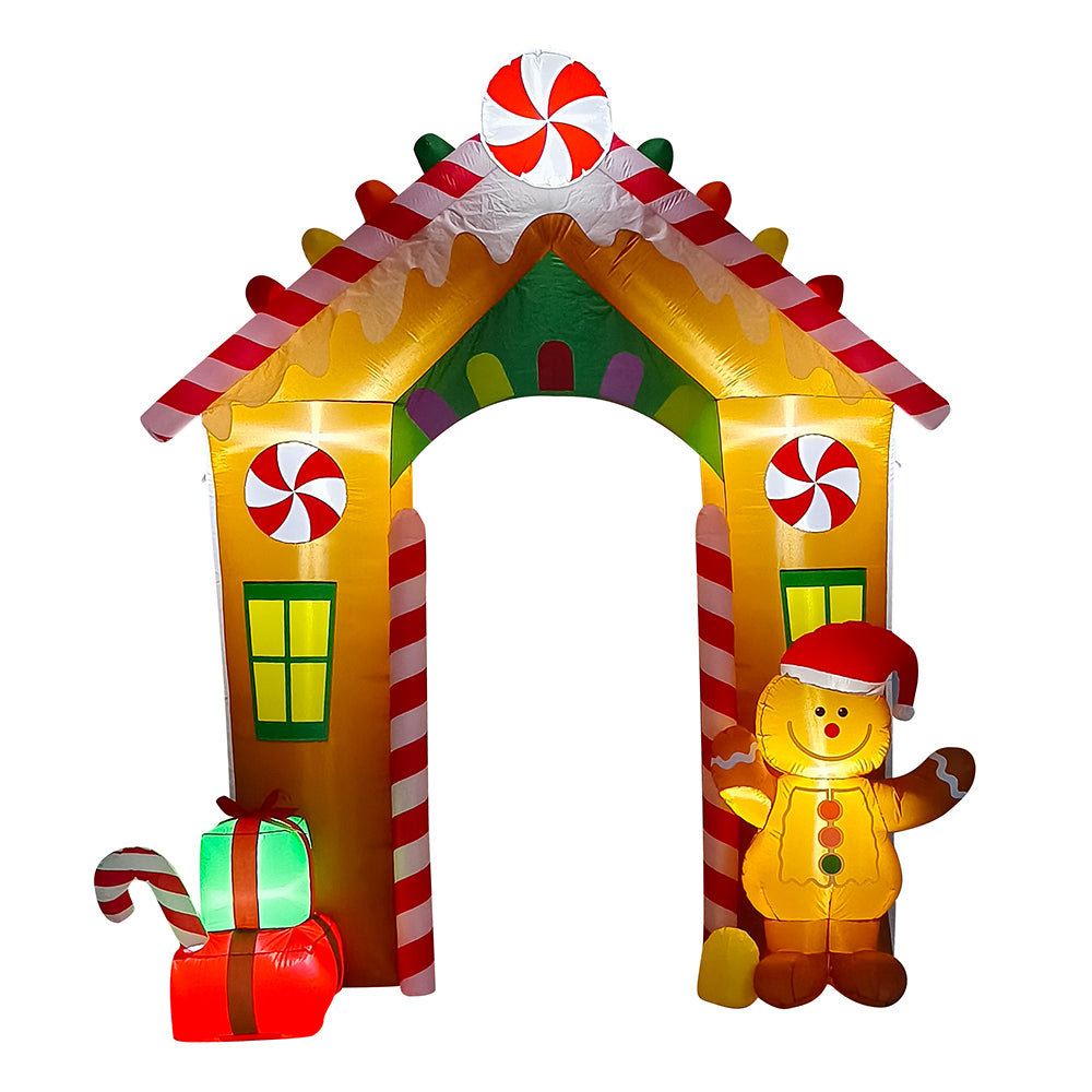 The Holiday Aisle® Gingerbread Archway Inflatable & Reviews Wayfair