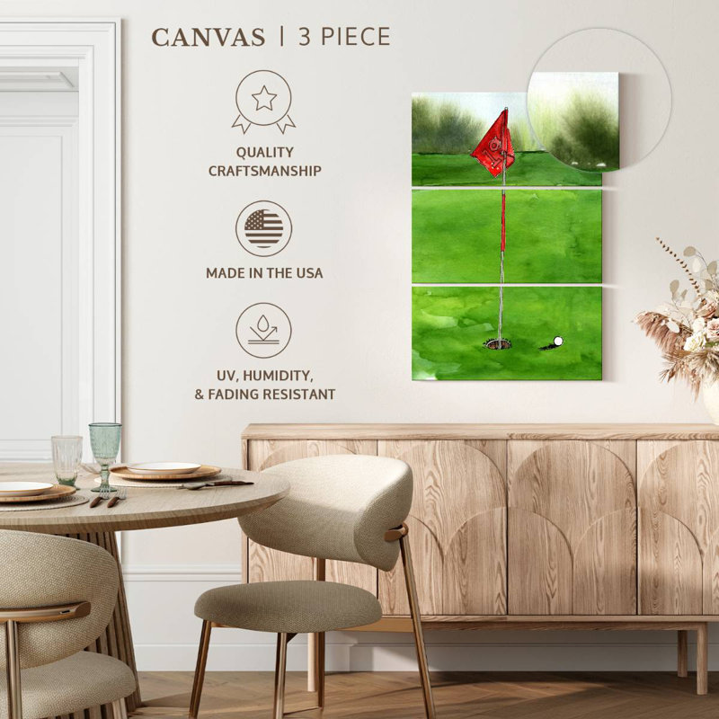 Tee Off Time I, 32" H x 20" W