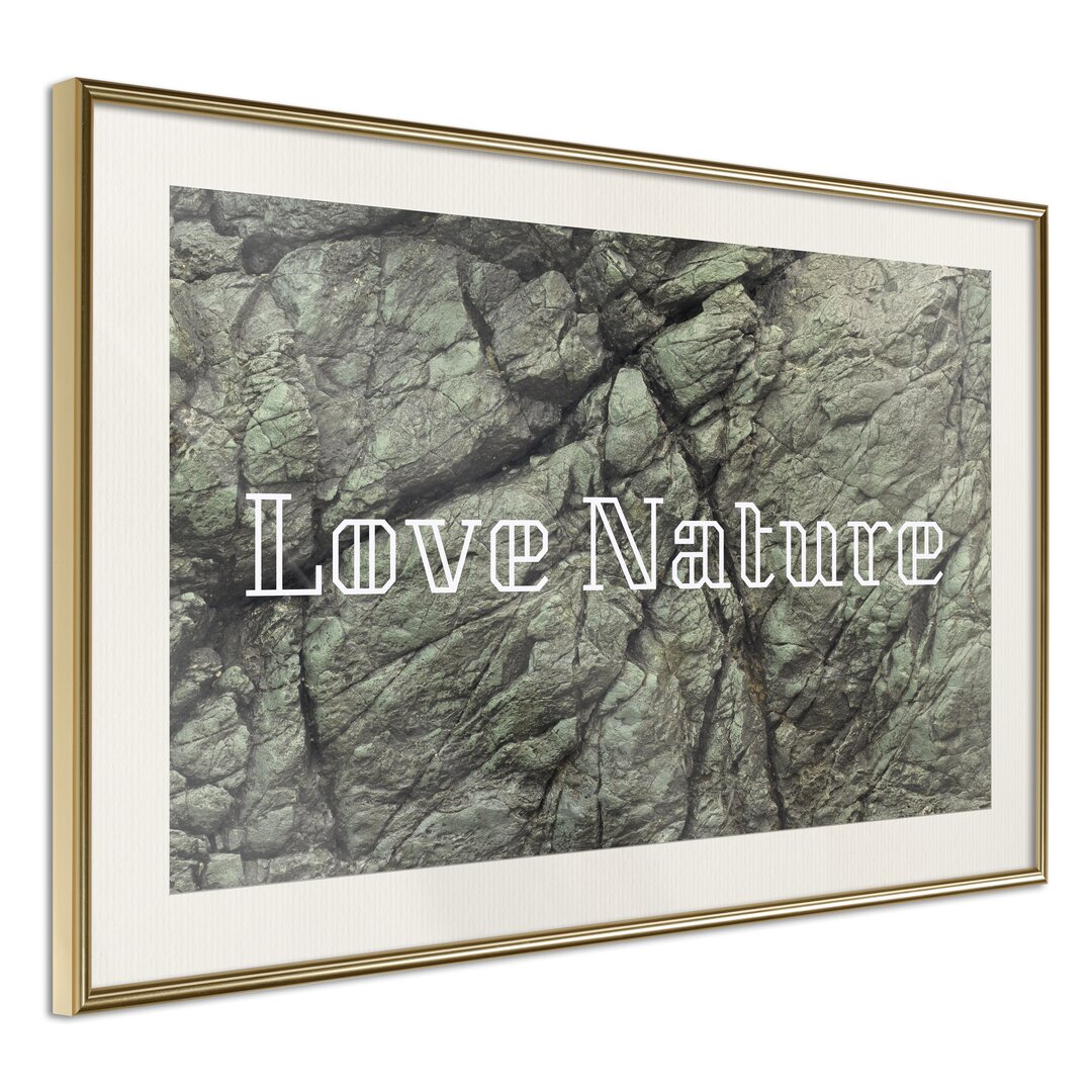 Gerahmtes Poster Nature