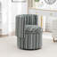 Chaise d'appoint rembourrée avec rangement et roulettes-579056508