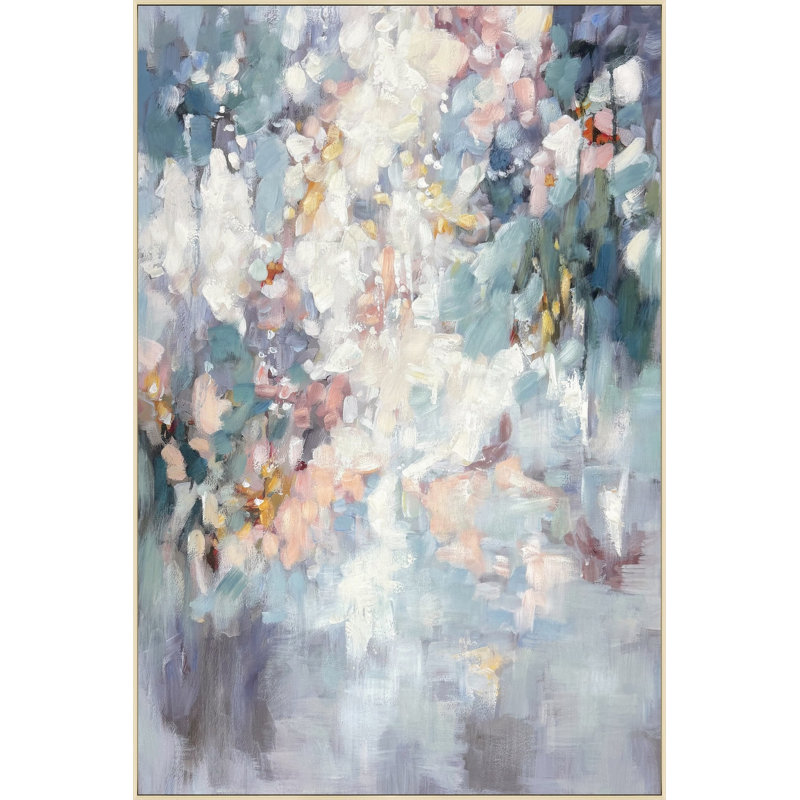 Art mural sur toile pastel luxueux