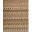 Geometric Area Rug in Brown