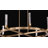 Del Mar 8-Light LED Chandelier in Warm Brass by Breegan Jane