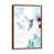 Classic Brown Wood Floater Framed