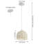 Luminaire suspendu en forme de dôme à 1 lumière Khorawa-1897602565-1890144456-1919875262