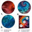 «Colorful Space Fractal Vortex III», reproduction d'art murale en métal Fractal-1708329799