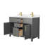Meuble-lavabo double autoportant 48 po avec plateau en marbre Beckett-61870882-61870883-61870885