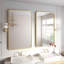 Élégant miroir encadré en aluminium avec coin arrondi pour une décoration intérieure élégante-512941711-513305233-512941704