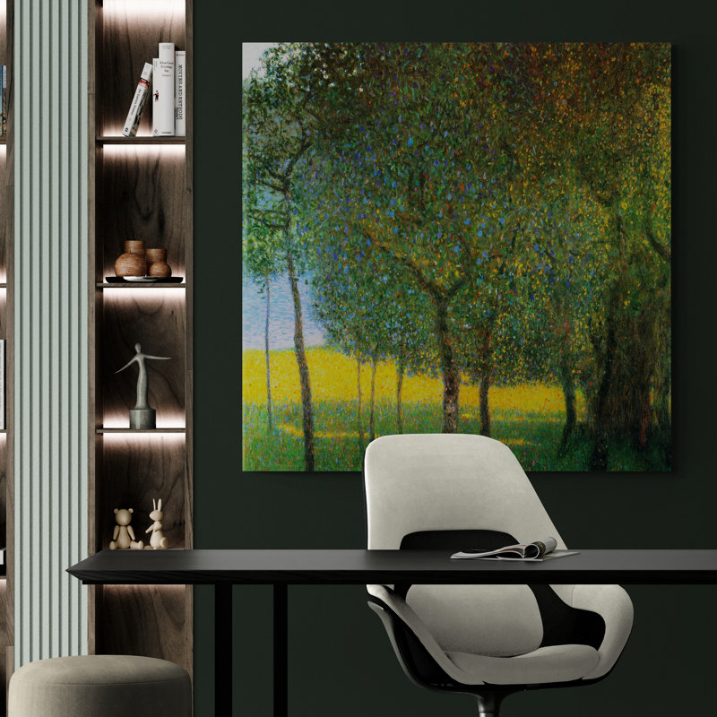 Fruit Trees by Gustav Klimt - Wrapped Canvas Art Prints, 51 cm H x 51 cm W
