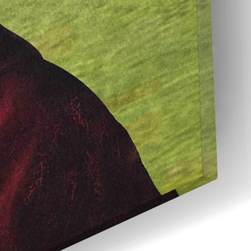 «Tenace» par Diogo Verissimo, art mural en verre acrylique, H 16 po x l 12 po x P 0,13 po