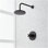 Vassor Pressure Balance Shower System - Matte Black