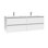 Perla C140D 55.5" Wall Mounted bathroom Vanity