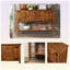 Console en bois massif 48 po Eucptus-2102669394