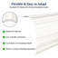 25 panneaux de toiture en PVC ondulé pour toitures extérieures et murs-136025710