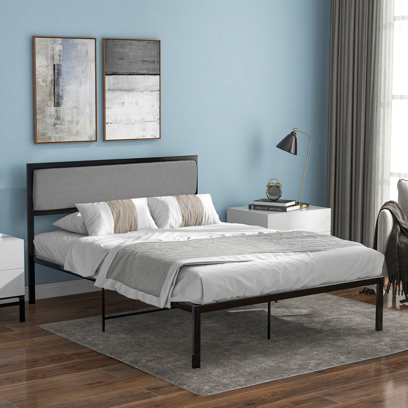 Edlow Upholstered Bed, Double (4'6)
