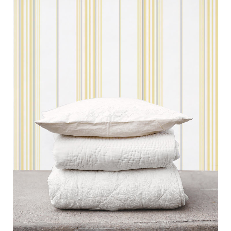 Rouleau de papier peint Smart Stripes 3, Jaune
