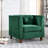 Berton Velvet Armchair-1224267935
