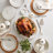 French Perle Carved Turkey Platter
