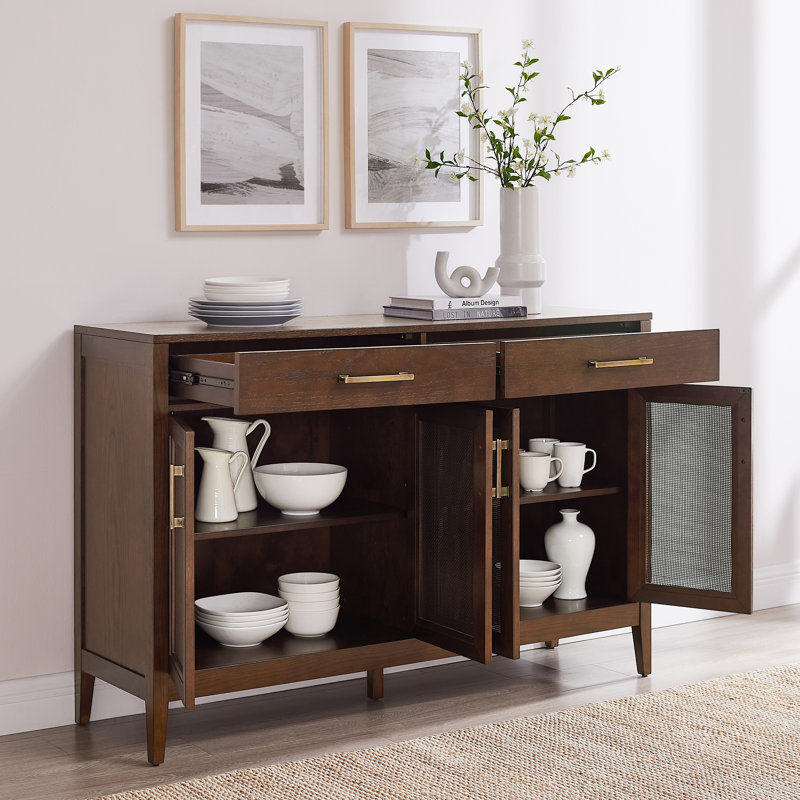 Arnfinnur 56 " W Sideboard, Dark Brown