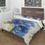 Blue Anemone Flower - Floral Farmhouse Duvet Cover Set - Microfiber Polyester-38757563