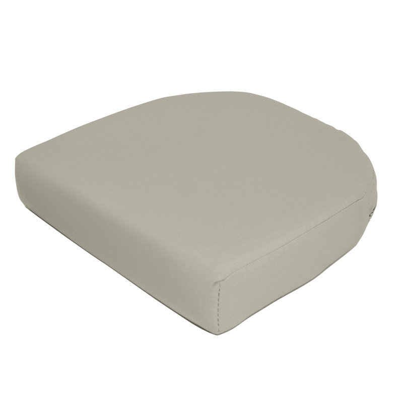 Dining ChairSeat Pad Replacement Cushion – 19L x 19W x 2.5D, Spectrum Dove Sunbrella® Plainweave
