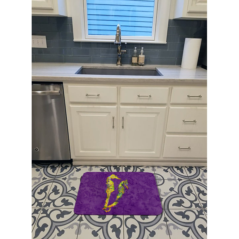 Ojas Rectangle Microfiber Non-Slip Bath Rug