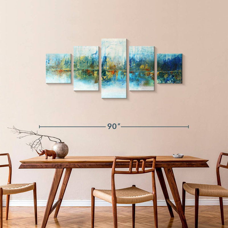 Azul, 36" H x 80" W