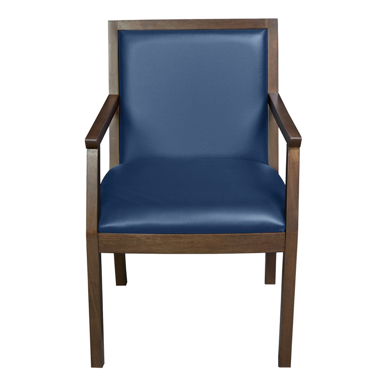 Chaise d'appoint Regent Wallguard, NÉO NOYER, Bleu marine