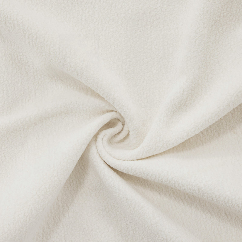 Luxueux canapé 2 places en chenille pour le salon, avec plusieurs coussins, Blanc