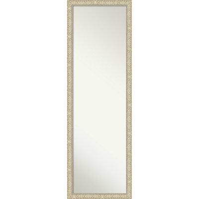 Lila Non-Beveled Wood Framed Full-Length On the Door Mirror