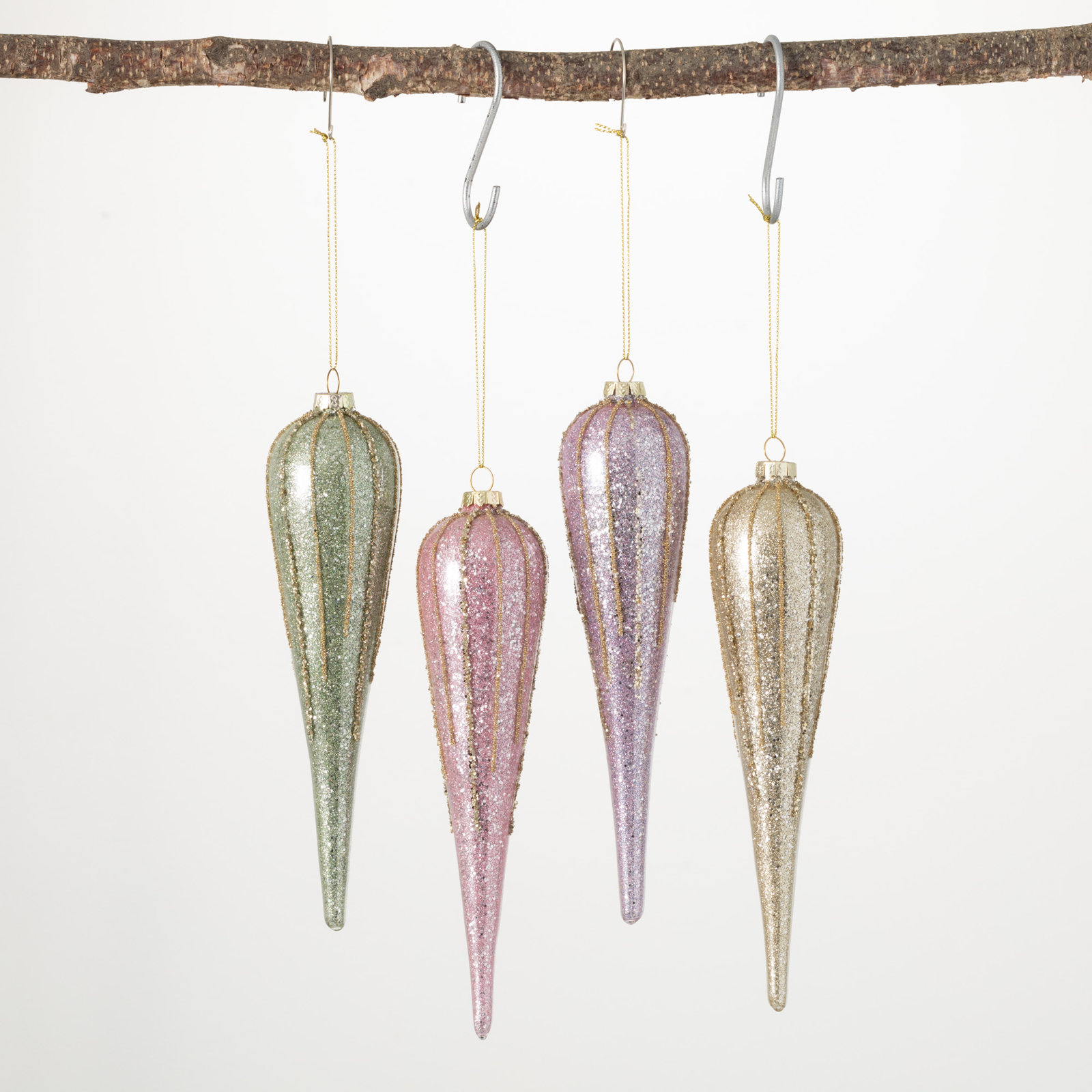 8.25'' Glass Finial Ornament