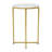 Hampstead Collection End Table - Modern Laminate Accent Table with Crisscross Frame-850828341-850828343