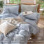 Ensemble de housse de couette 100% coton délavé MooMee-109236633-111219973