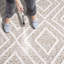 Tapis d'intérieur / extérieur à motif géométrique à performance globale MSR218 Martha Stewart-90584348