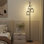 Industrial Floor Lamp 3 Dimmable Lights, Standing Reading Light Lamp For Bedroom, Living Room