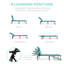Chaise longue de patio, fauteuil inclinable extérieur réglable-1837871431