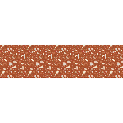 Rovshan Vinyl Machine Printed Area Rug