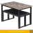 4 - Person Double Pedestal Dining Set