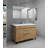 Alma 18'' Chrome Porcelain Rectangular Bathroom Sink with Overflow