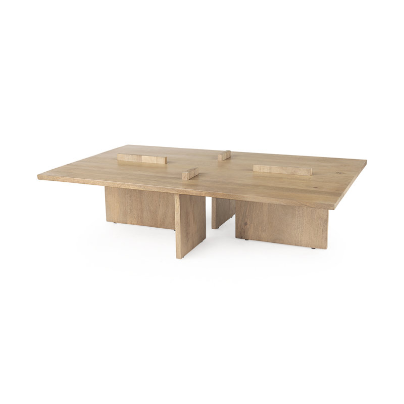 Table basse Dalina, Brun naturel