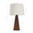 Set Of 2 Dimmable Bamboo Table Lamps With Linen Drum Shade, Conical Base-749005914