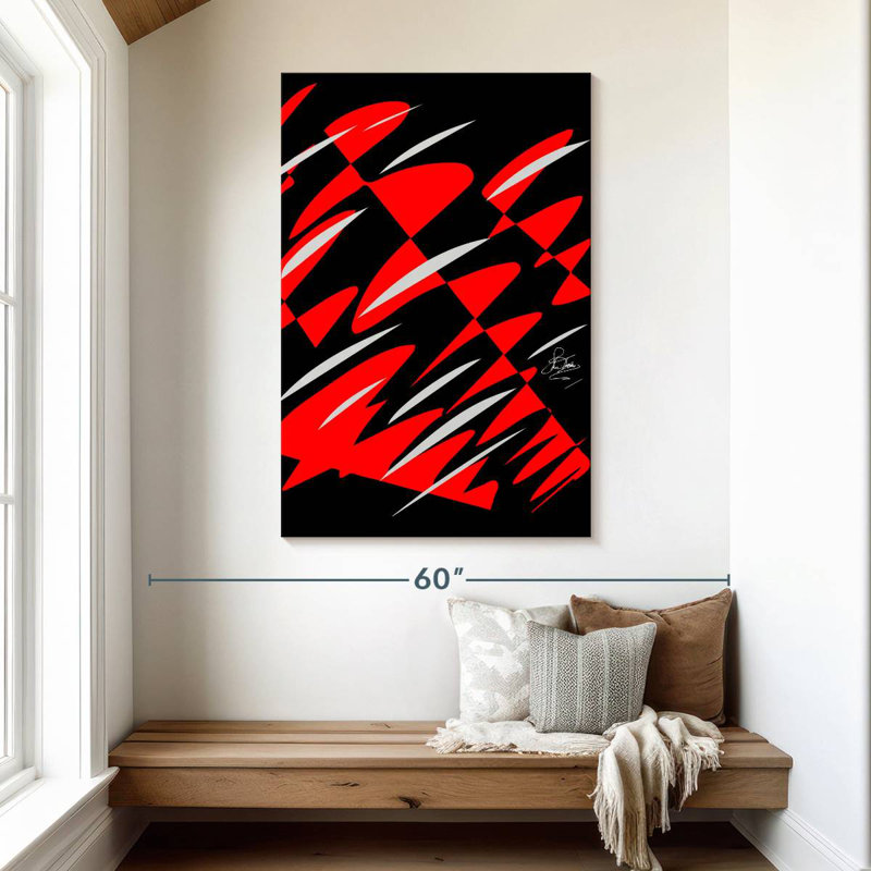 Avery Reflections Red, 48" H x 32" W