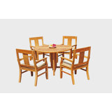 Osborne Outdoor 5 - Piece Teak Dining Set