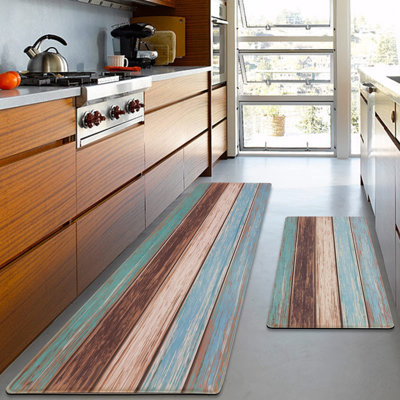Haninah Water Resistant Anti-Fatigue Non-Skid Kitchen Mat