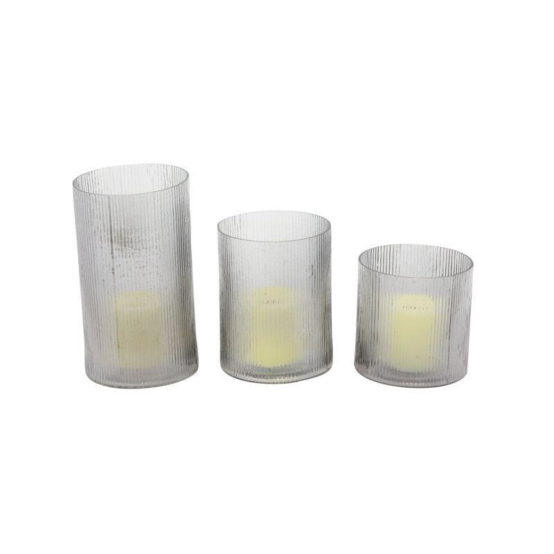 9'' H Glass Tabletop Votive Holder