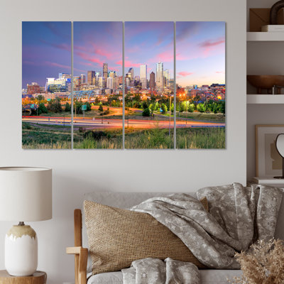 Panorama de l'horizon de Denver, 4 pièces
