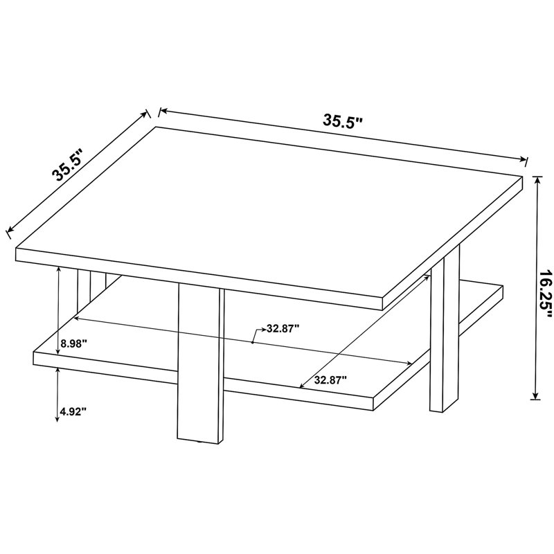 Ensemble de 3 tables basses et tables de bout Runnion Mango Brown