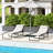2Pcs Outdoor Lounge - Breathable Mesh, 4 Adjustable Back In Cream For Yard Beach Chair Recline, Folding Patio