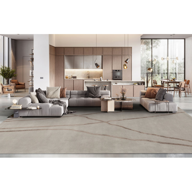 Tapis rectangulaire en laine Vaheed Ta-2, Rectangle 8 pi x 10 pi